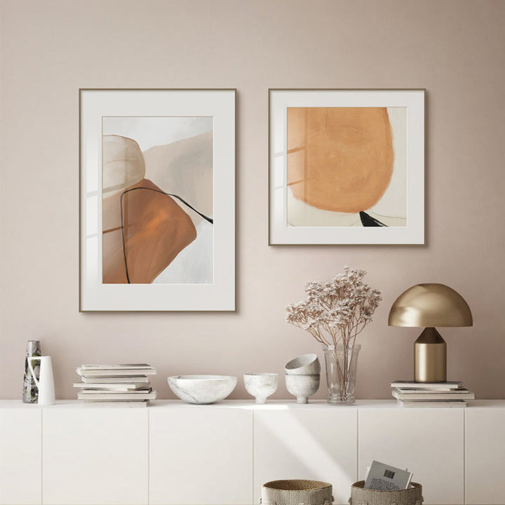 Minimalist Framed Face Art