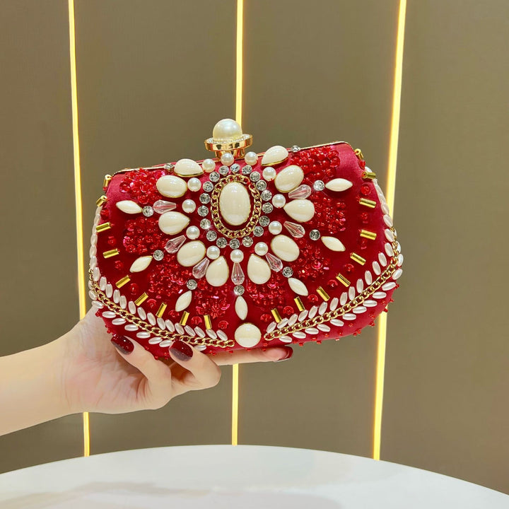 Ornate Decorative Evening Clutch