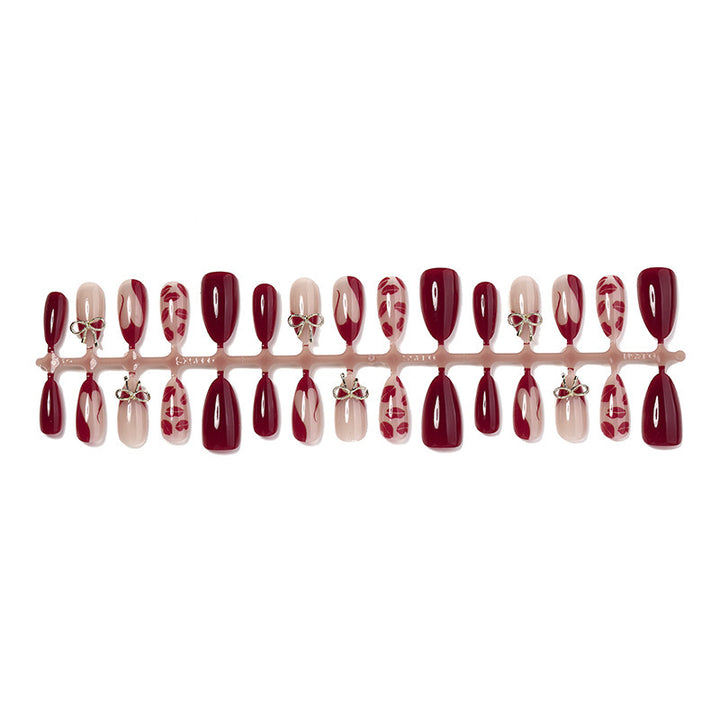 Acrylic Nail Set with Glamorous Decorations Kalsten