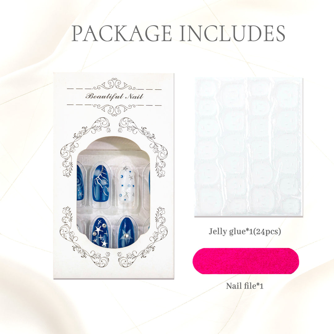 Artistic Press-On Nail Set