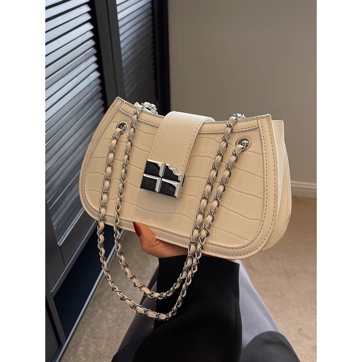 Crocodile-Embossed Evening Handbag Kalsten