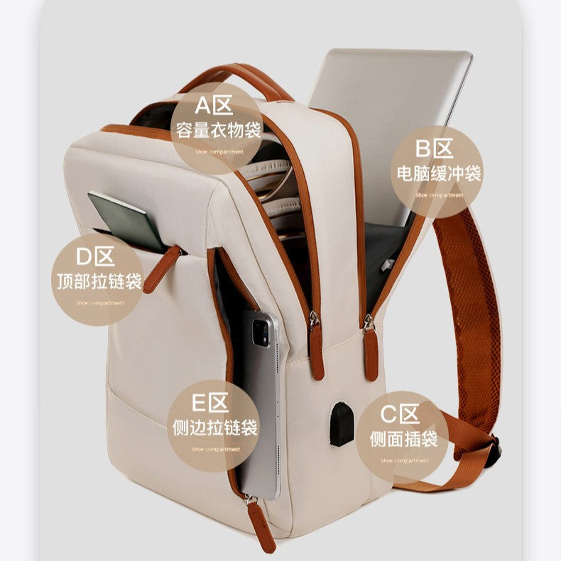 Versatile Travel Backpack with Enhanced Organization Kalsten