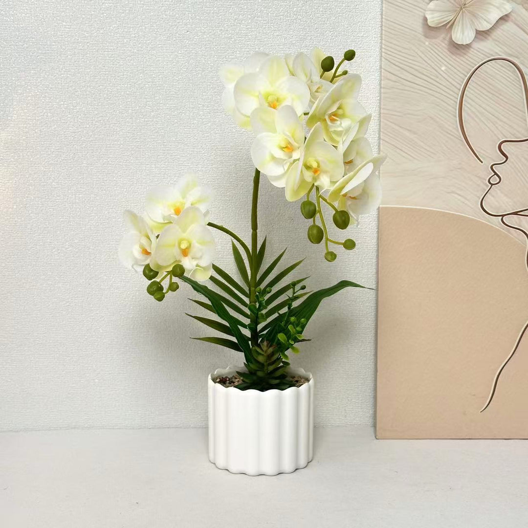 Lifelike Orchid Home Decor for Indoor Display