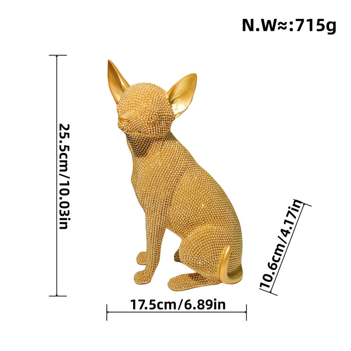 Decorative dog figure in modern design Kalsten