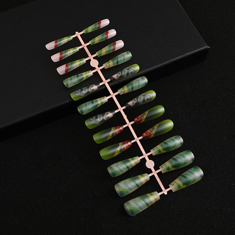 Artistic Long Stiletto Press-On Nails 1790727121