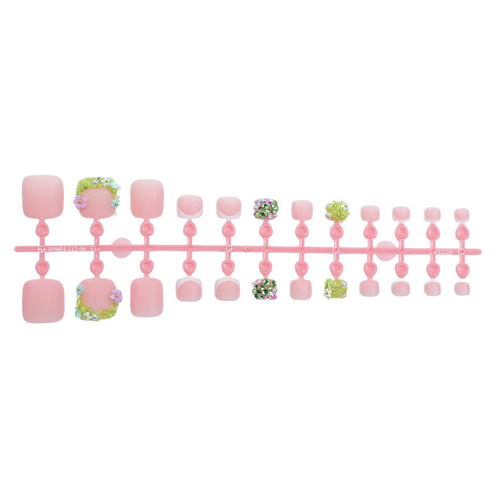 Floral Design Press-On Nails Set Kalsten 1788496077