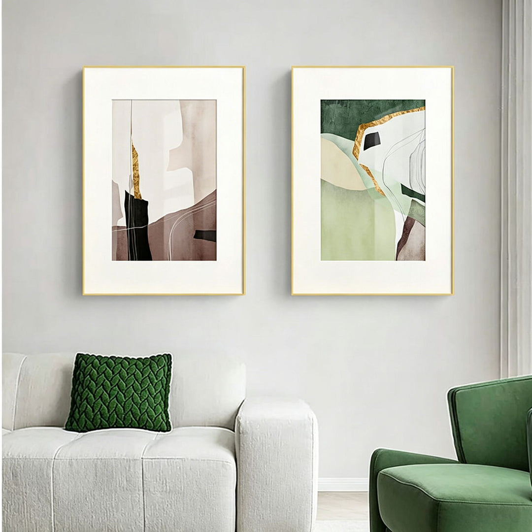 Modern Abstract Framed Wall Art