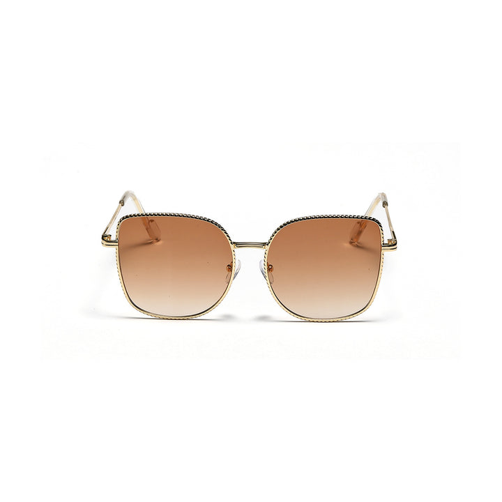 Women's fashionable oversized designer sunglasses with multifaceted frame Kalsten
