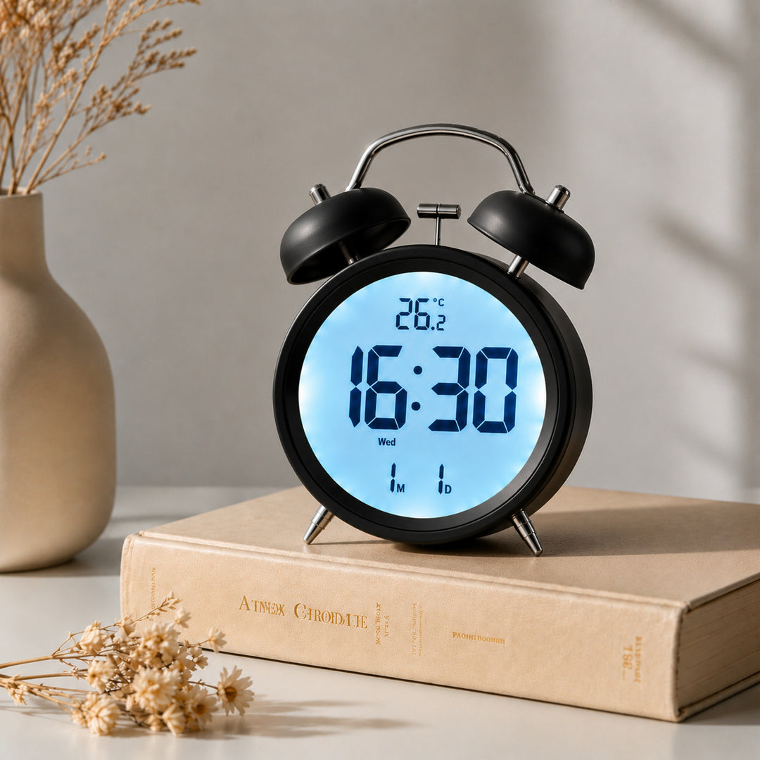 Digital Alarm Clock with Retro Design Kalsten