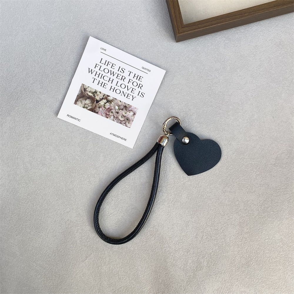 Leather Heart Keychain kalsten