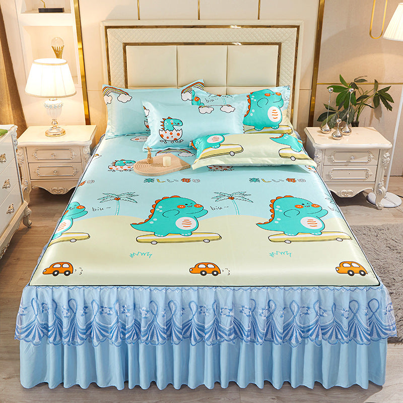 Ladies daybed cover with playful bear motif Kalsten