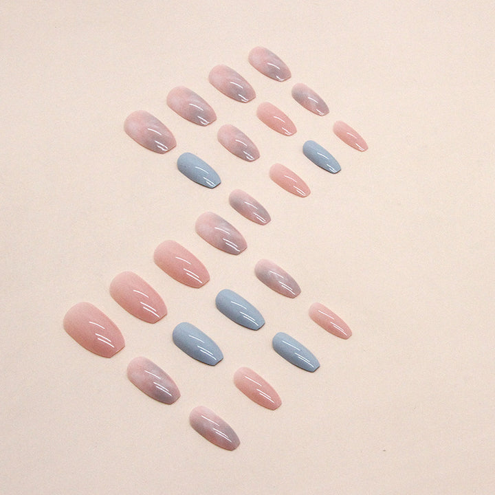 Ombre Glossy Press-On Nail Tips Kalsten