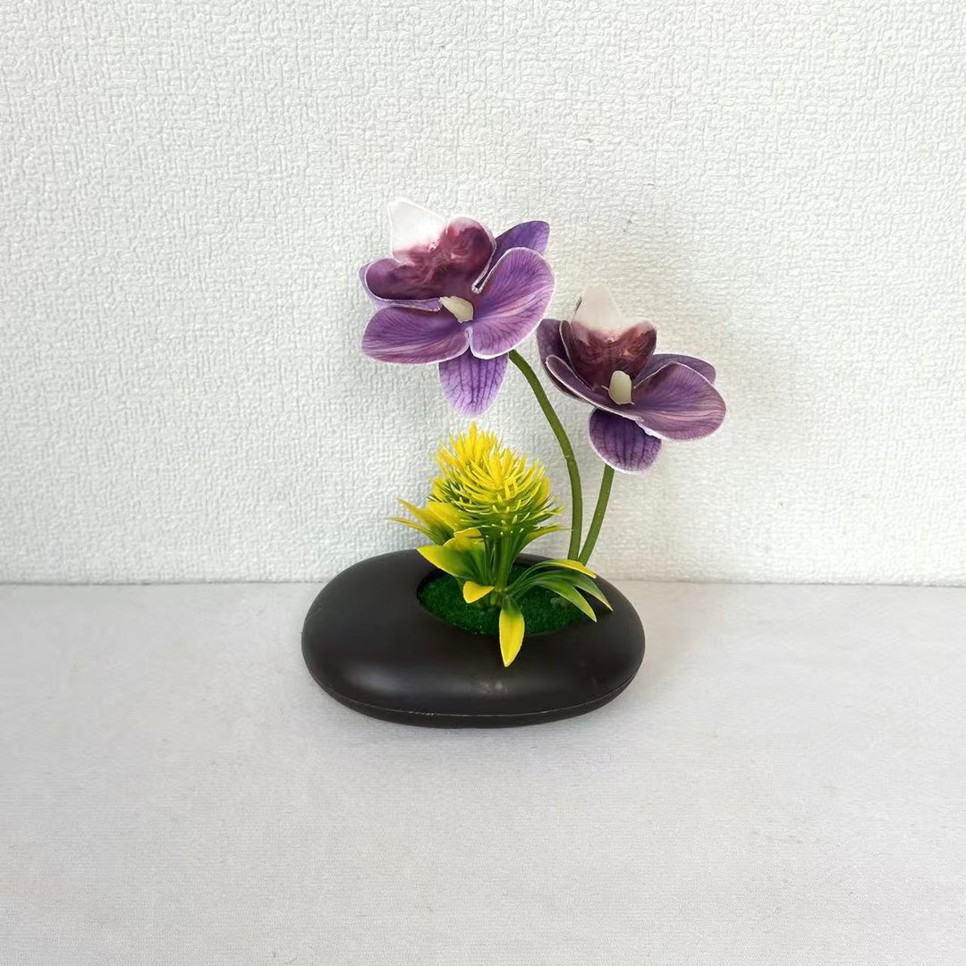 Elegant Orchid Decorative Planter