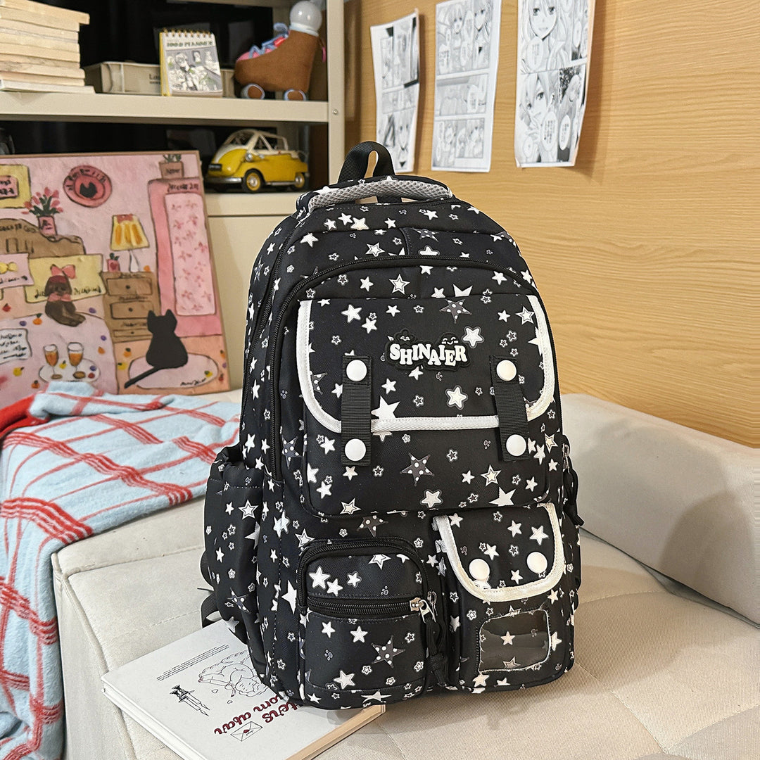 Stylish Star-Patterned Backpack Kalsten
