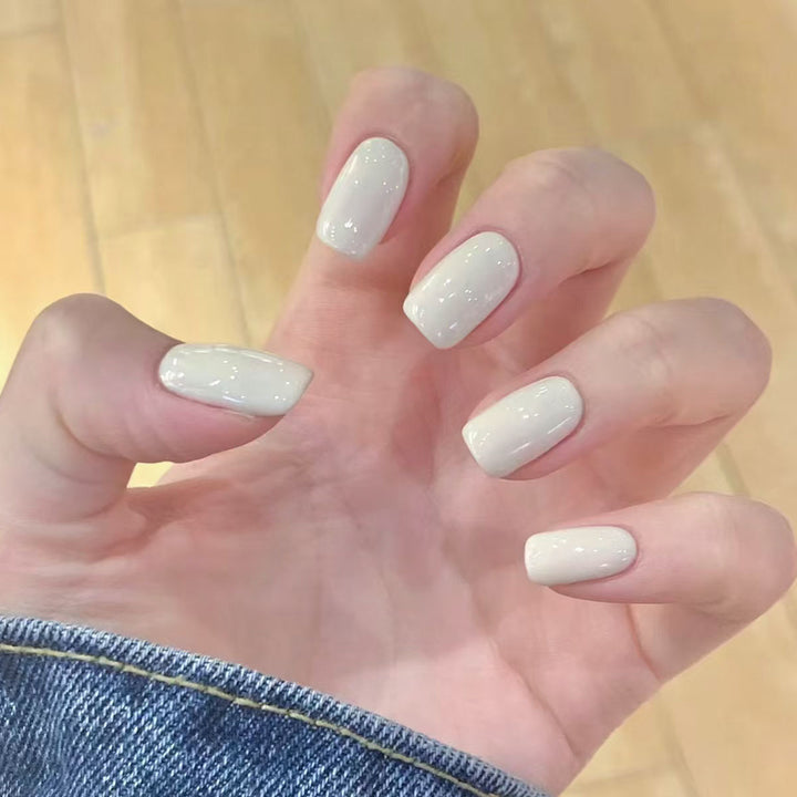 Elegant Coffin-Shaped Press-On Nails