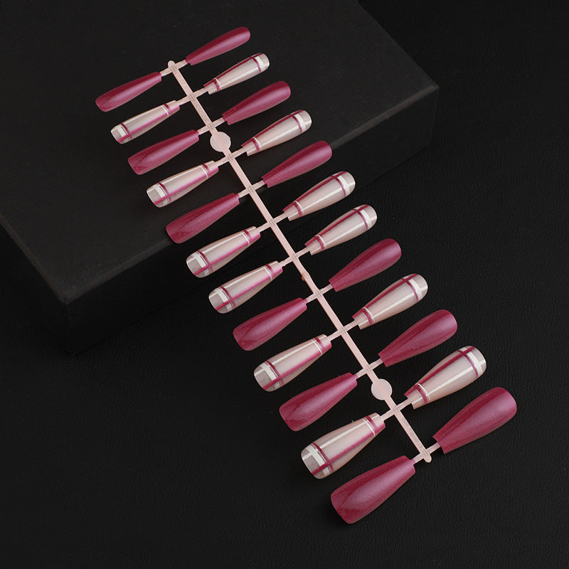 Stylish rose pattern artificial nails Kalsten