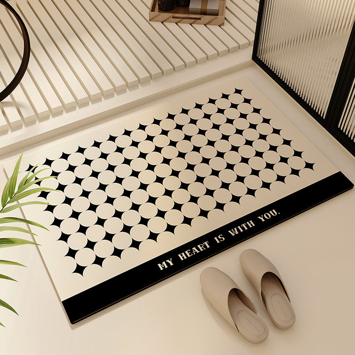 Inspirational Quote Floor Mat for Home Decor