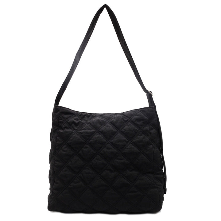 Quilted Soft Fabric Shoulder Bag Kalsten