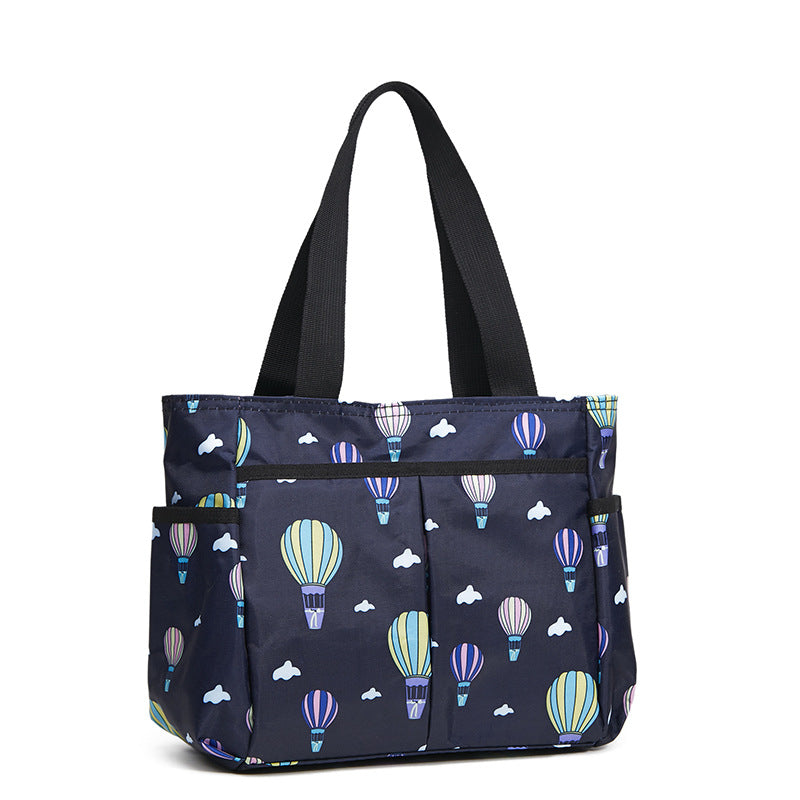 Stylish Striped Multi-Pocket Tote Bag Kalsten