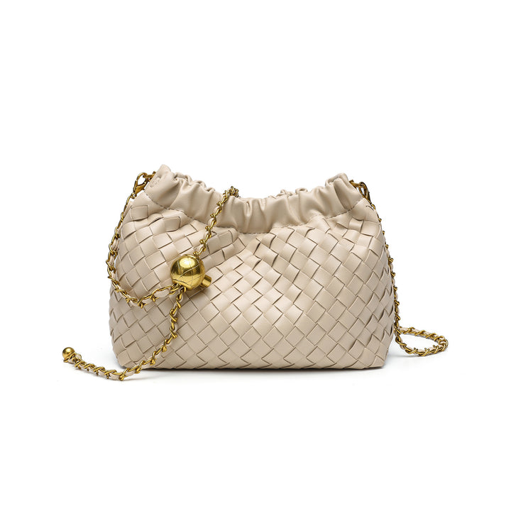 Woven Leather Evening Purse Kalsten