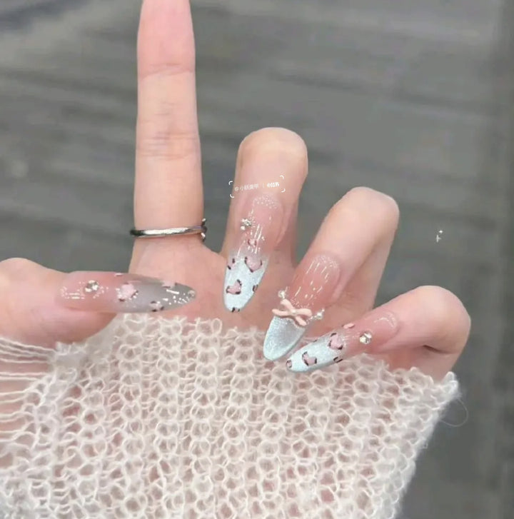 Elegant Ombre Stiletto Nail Extensions