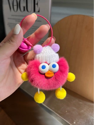 Plush Cartoon Duck Keychain Set Kalsten