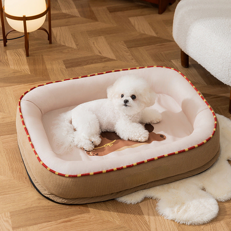 Cartoon-Themed Dog Bed