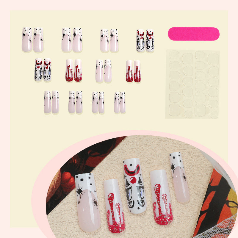 Creative nail art set with spooky Halloween motifs Kalsten