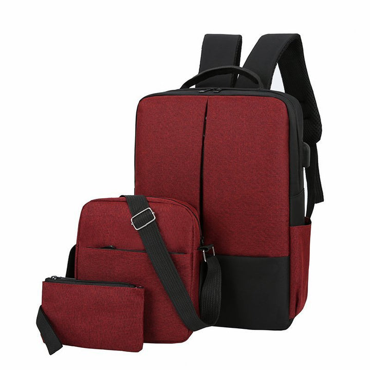 Multi-Compartment Travel Backpack with Detachable Pouch Kalsten