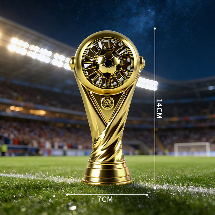 Ladies trophy figure in unique football design Kalsten
