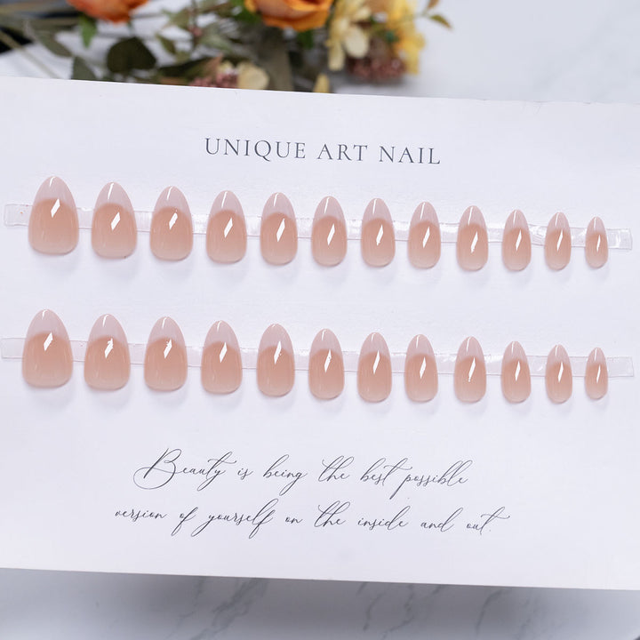 Elegant Glossy Press-On Nail Set  1791110280