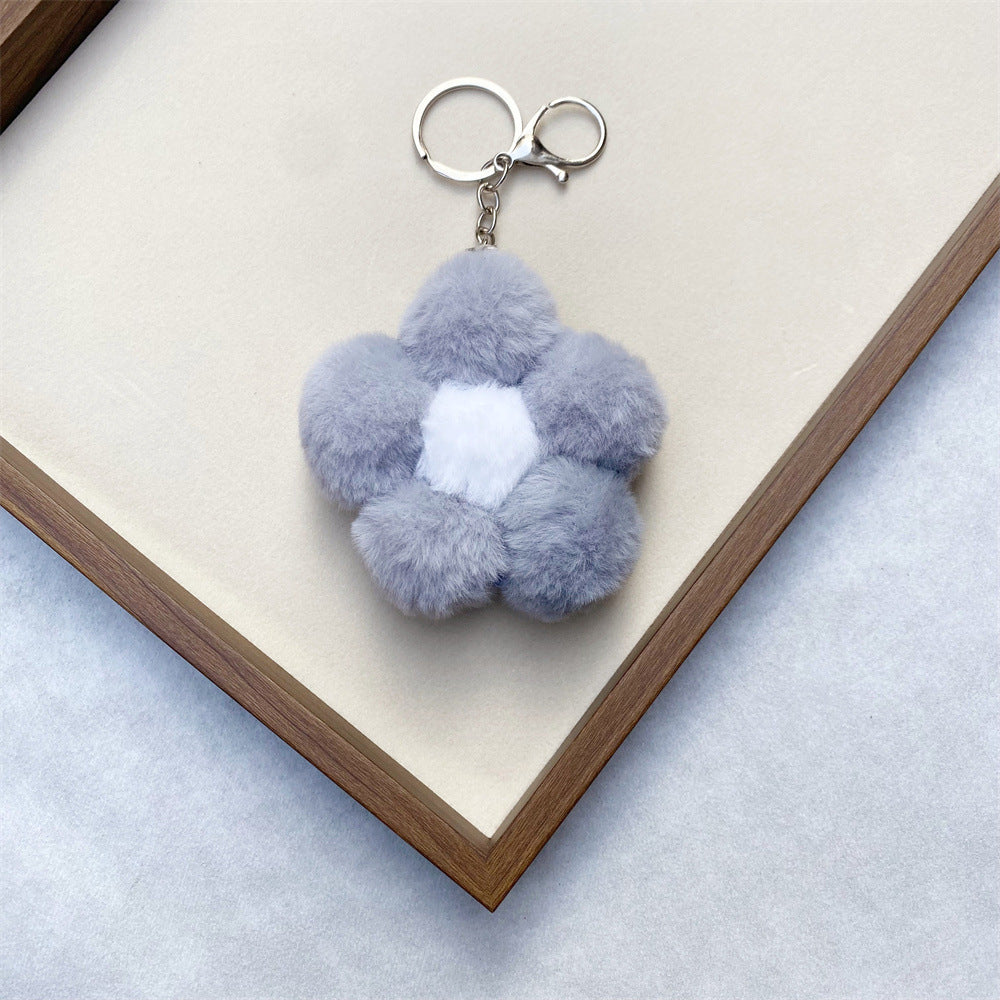 Floral Plush Keychain kalsten