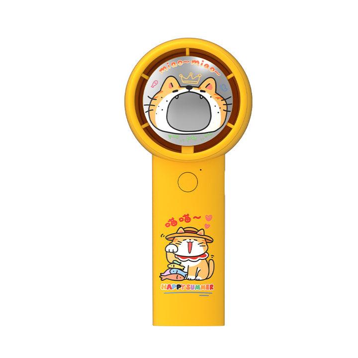 Unisex Handheld Fan with Cartoon Design Kalsten