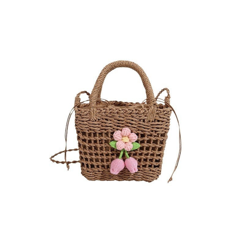 Handcrafted Crochet Floral Tote