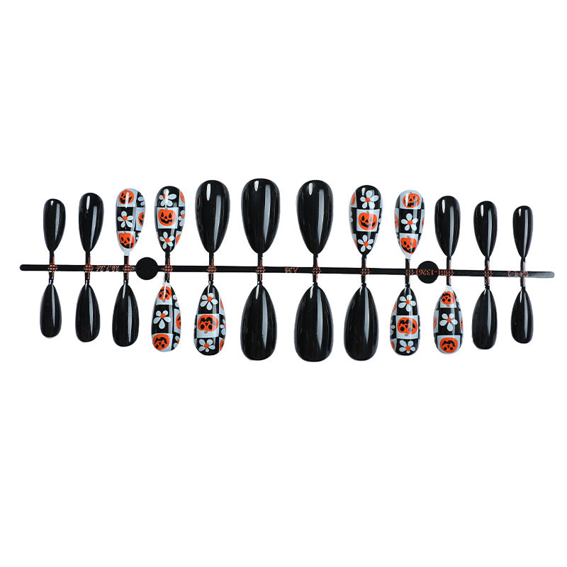 Halloween artificial nail set with creepy design Kalsten
