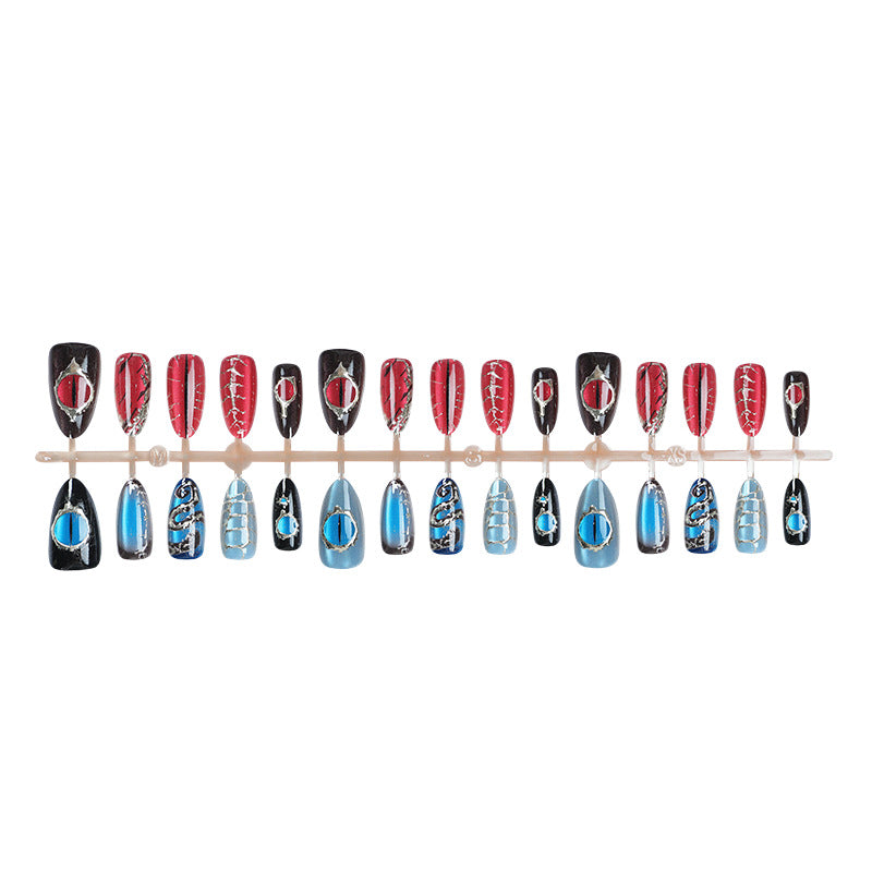 Artistic Themed Press-On Nail Art Set