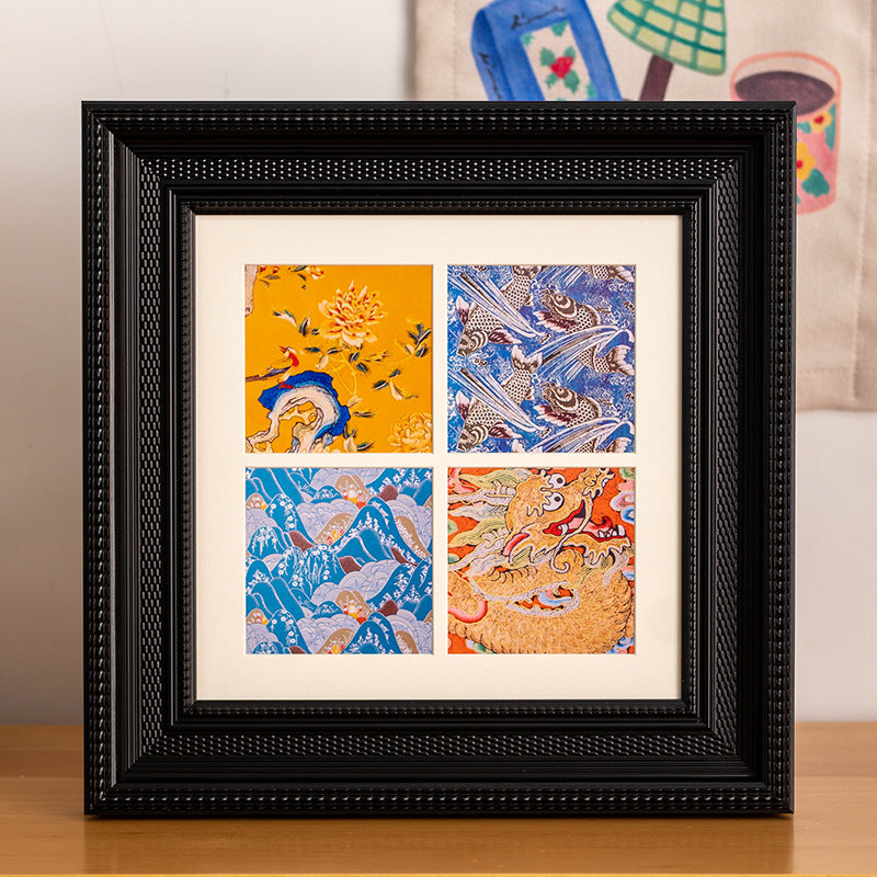 Artistic Framed Japanese Cultural Art Display