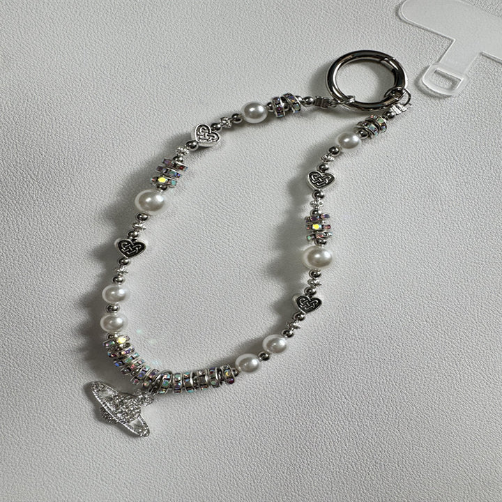 Decorative Pearl Charm Keychain Kalsten