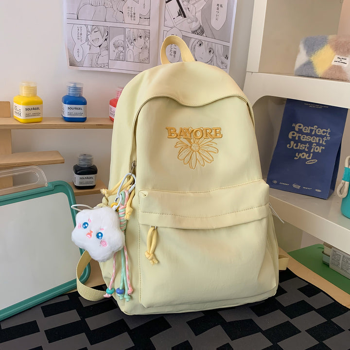 Floral Embroidered Casual Backpack Kalsten