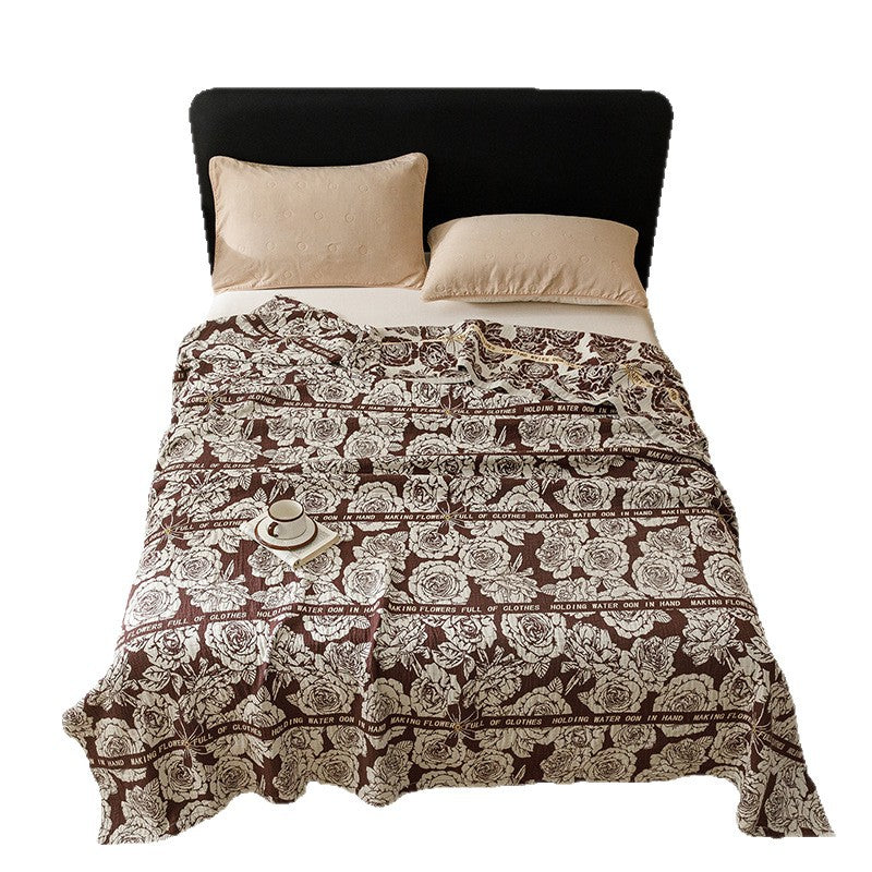 Decorative Floral Throw Blanket