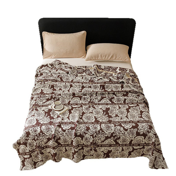 Decorative Floral Throw Blanket