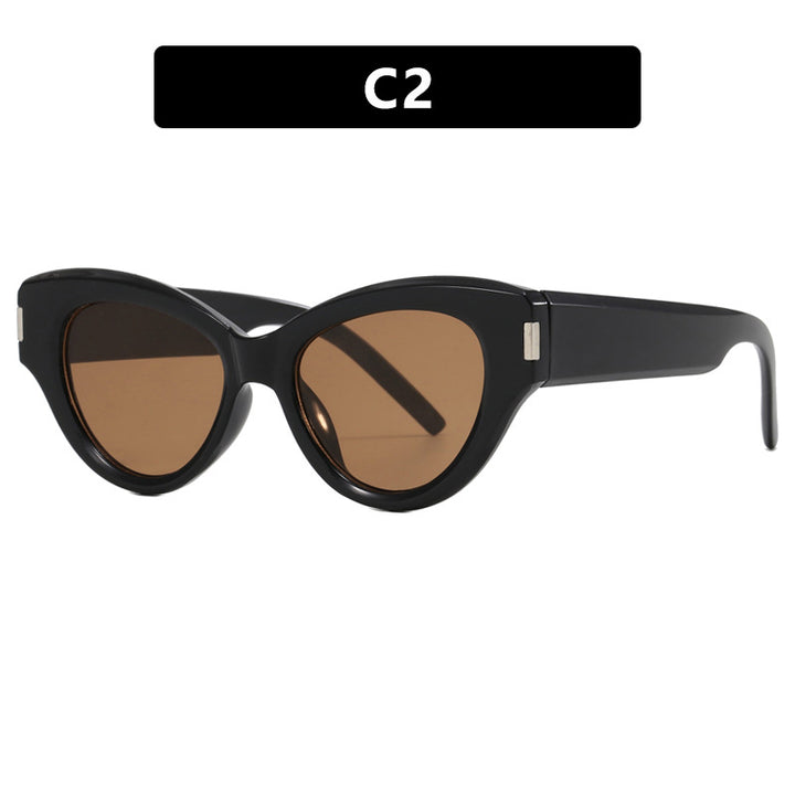 Ladies stylish Cat-Eye sunglasses with transparent frame Kalsten