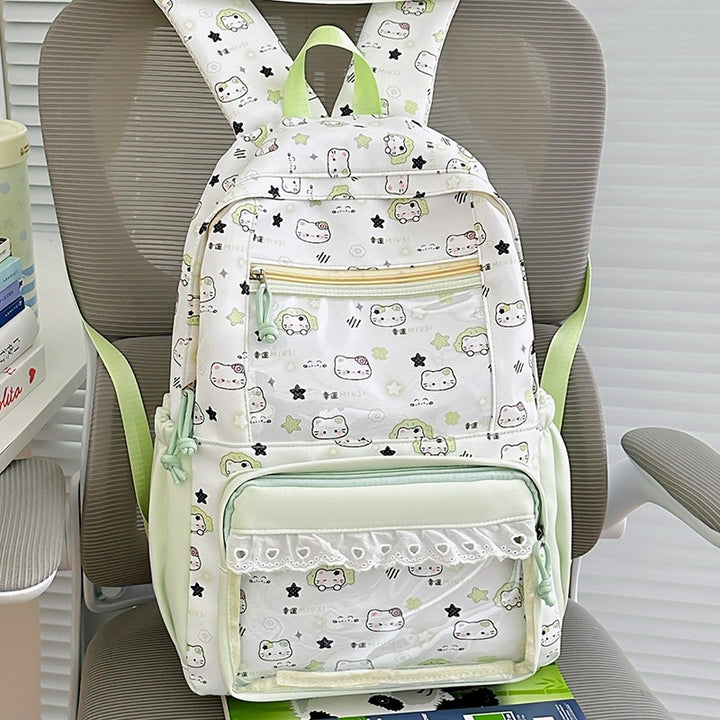 Cute Illustrated Character-Themed Backpack Kalsten