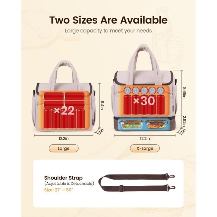 Chic Multi-Compartment Insulated Bag Kalsten