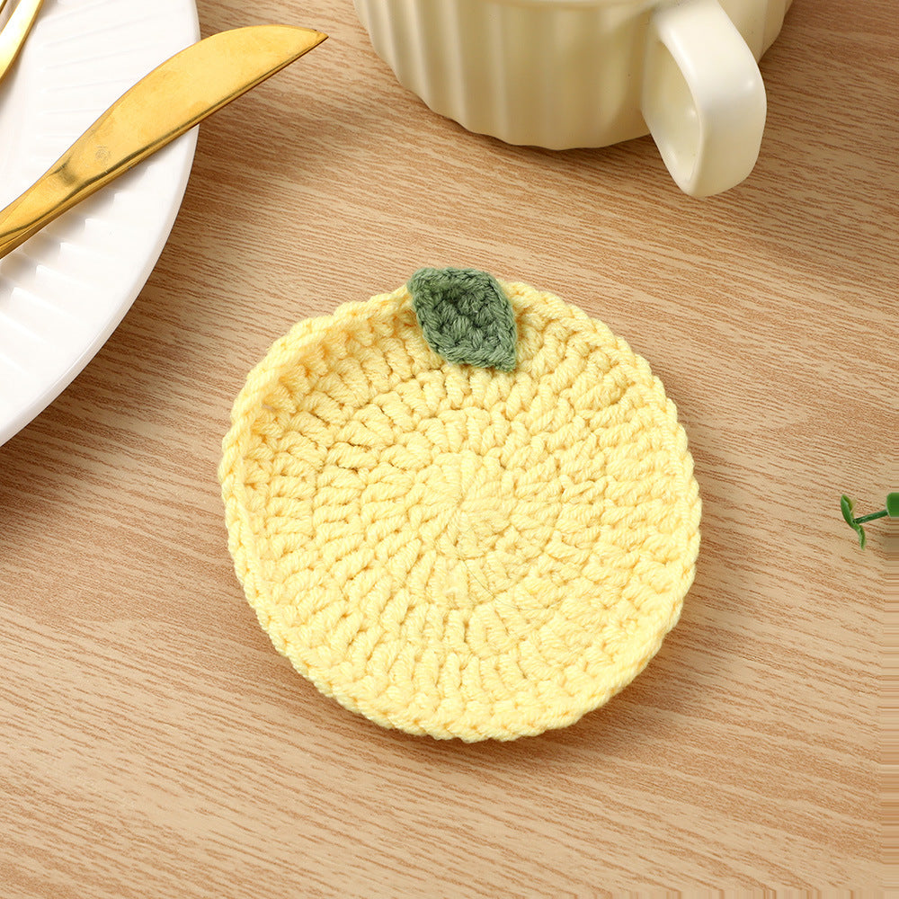 Decorative Crochet Lemon Coaster Kalsten