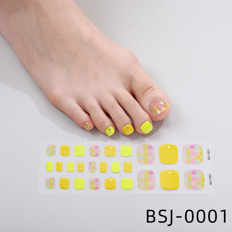 Premium Glittery Toe Nail Wraps