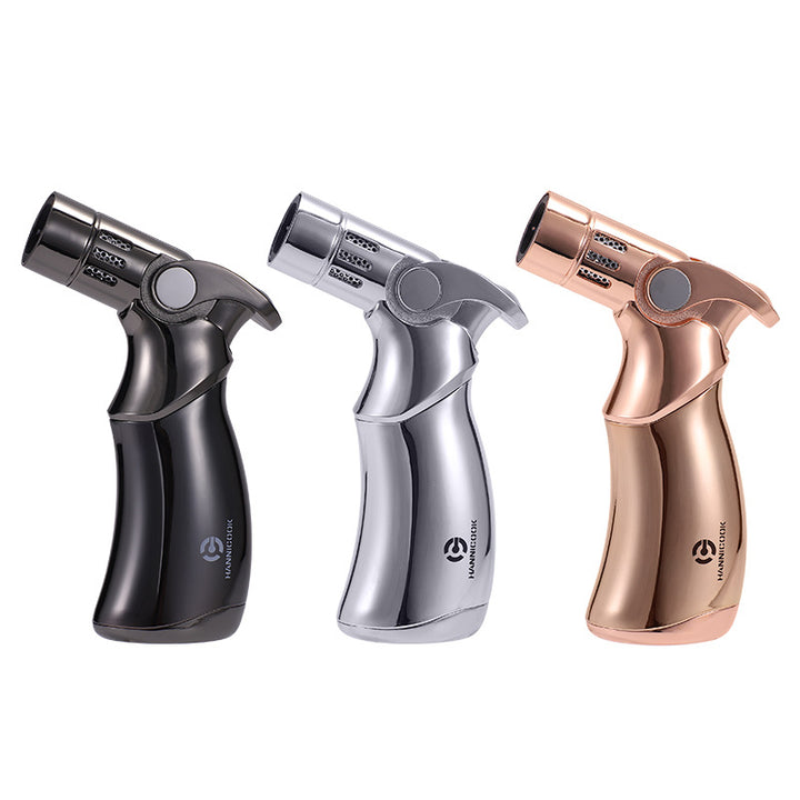 Premium Butane Torch Lighter With Adjustable Flame And Safety Lock