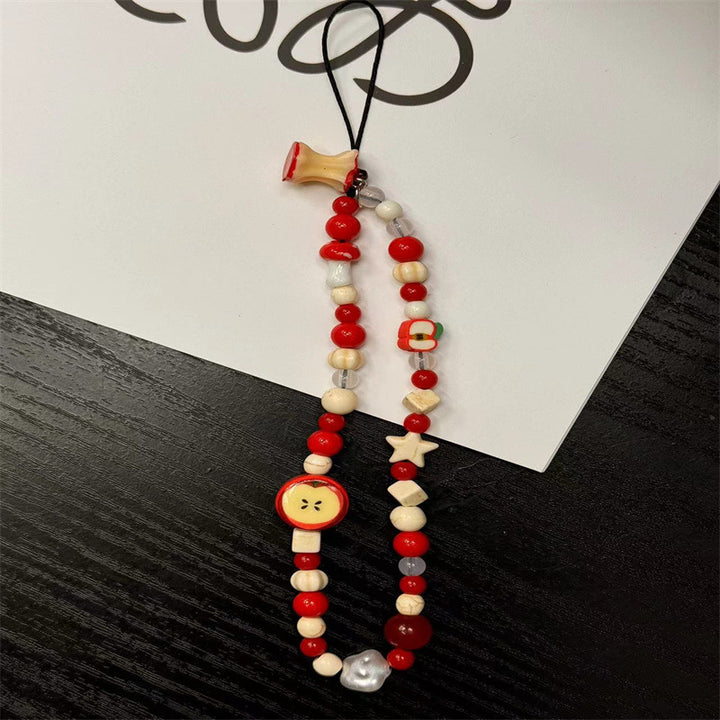 Beaded Charm Mobile Strap Kalsten