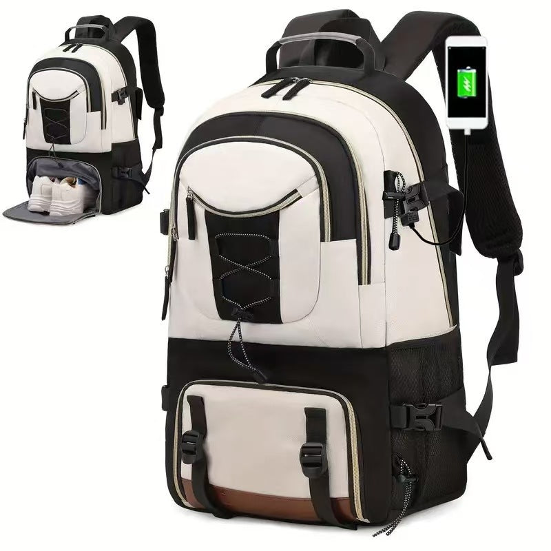 Versatile Travel Rolling Backpack