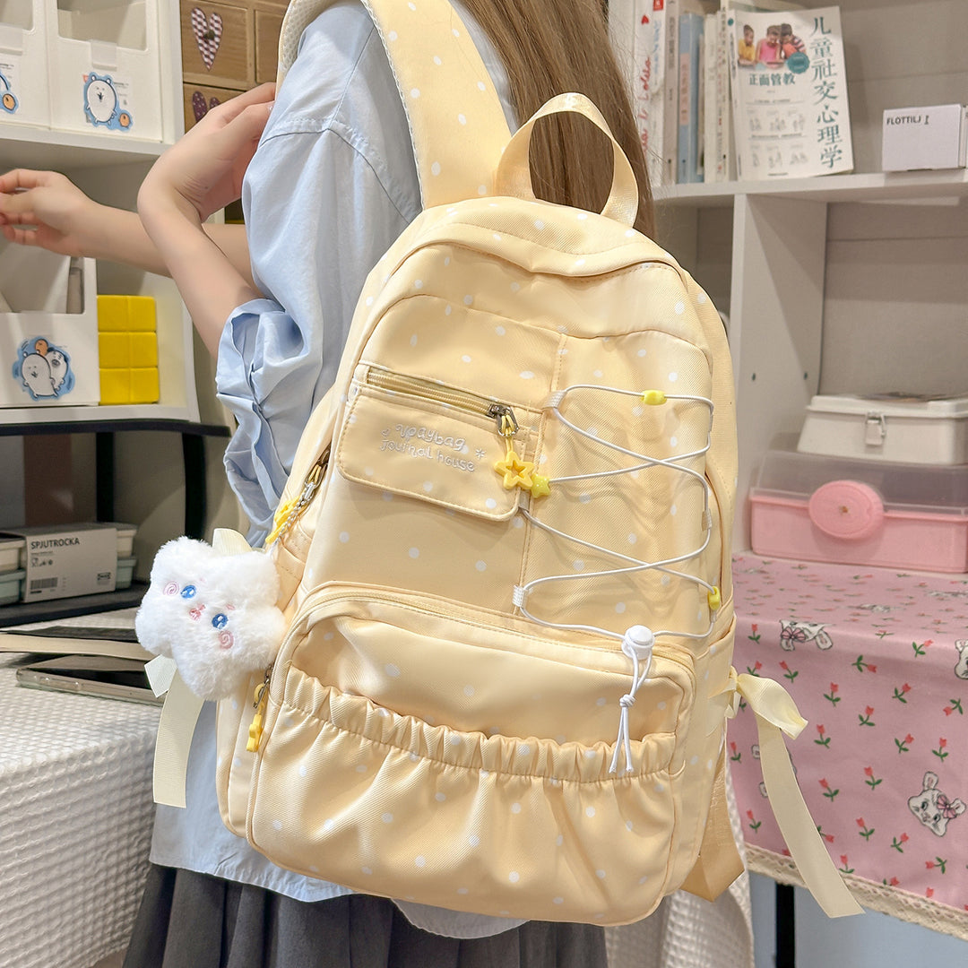 Cute Polka Dot Design Backpack Kalsten
